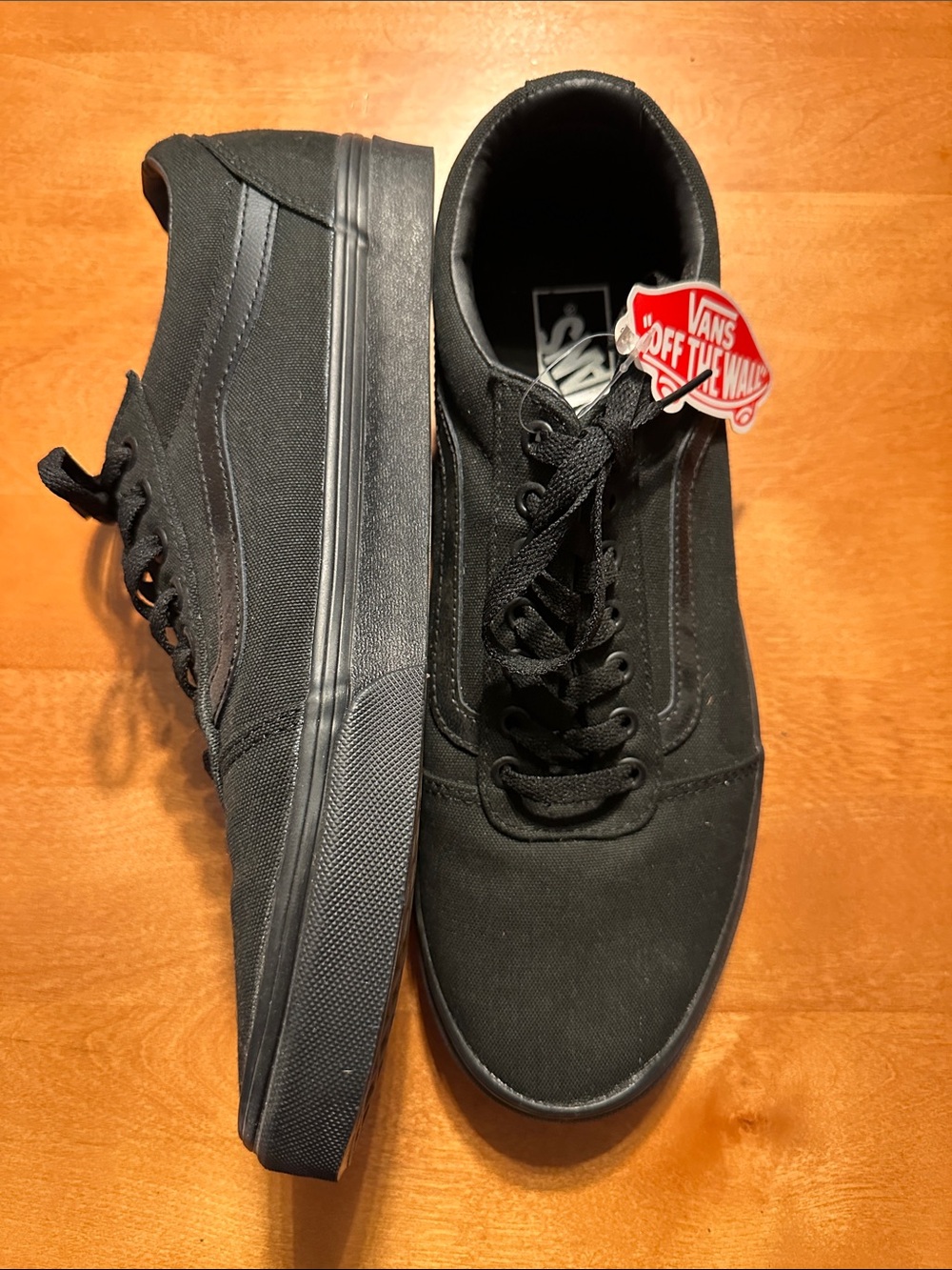 Vans Black Low-Top Sneakers NWT